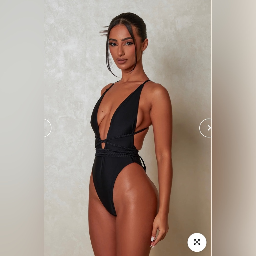 Sexy one piece black swimsuit - UK size 6